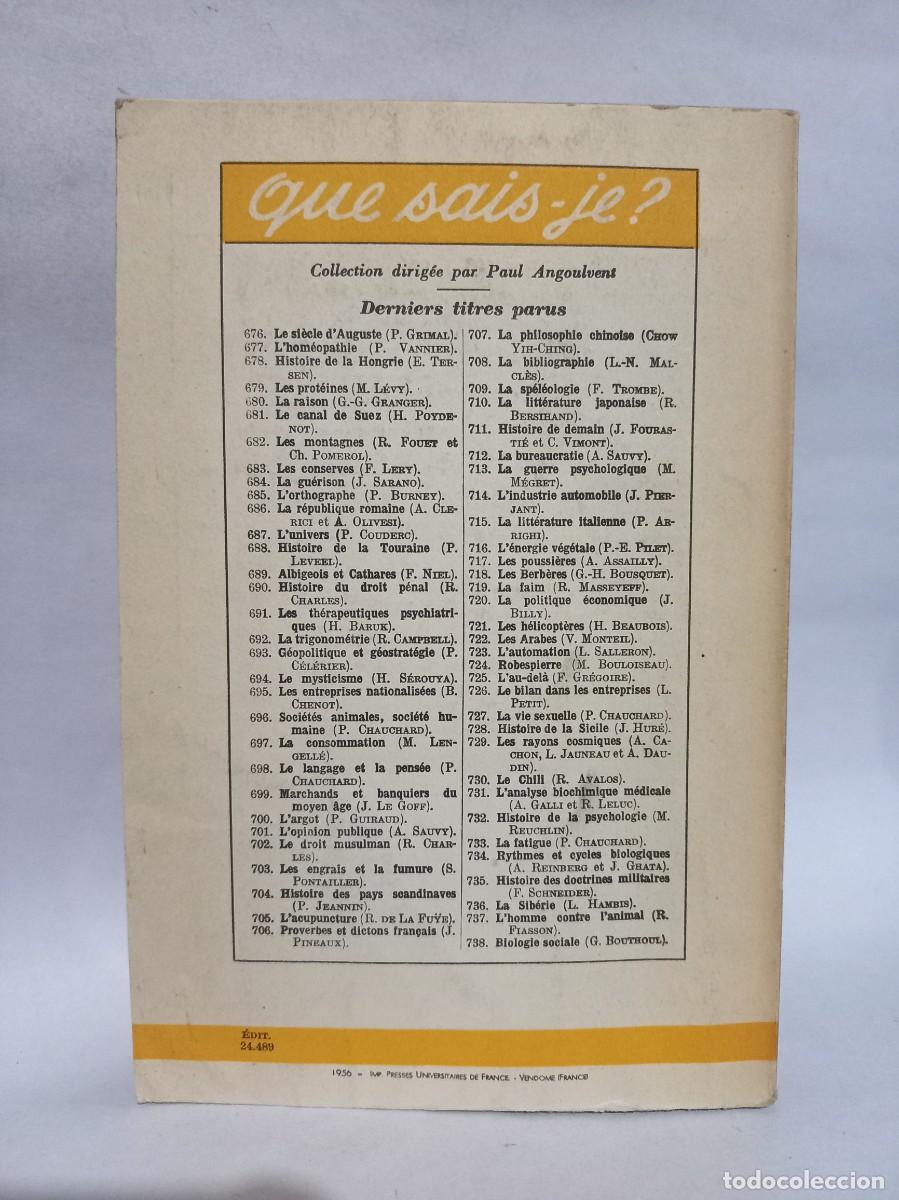 Libros de segunda mano: Jean-Jacques Matras - Le Son - Primera edici&oacute;n - 1957 - Foto 4