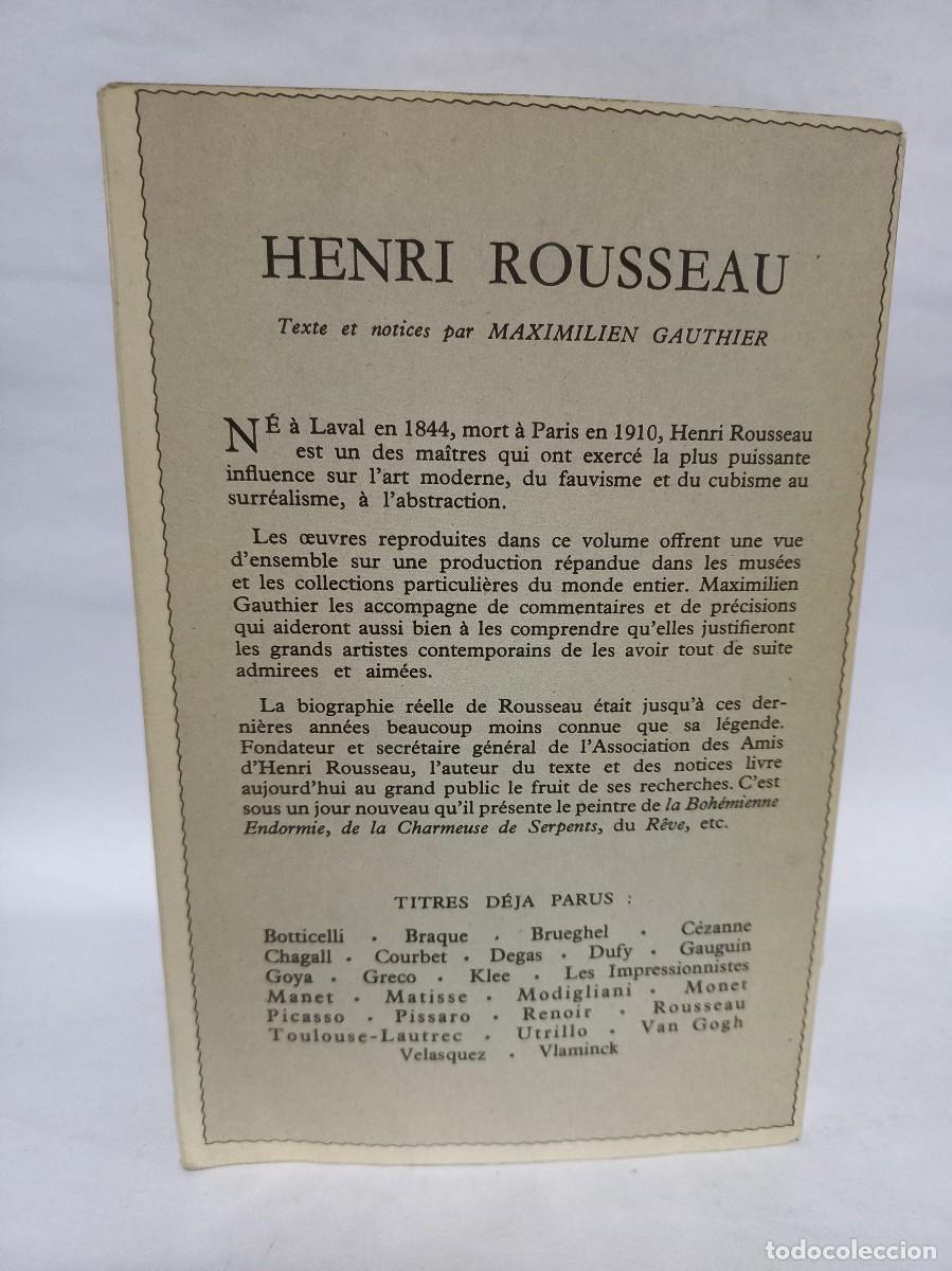 Libros de segunda mano: Maximilien Gauthier - Henri Rousseau - 1956 - Foto 5