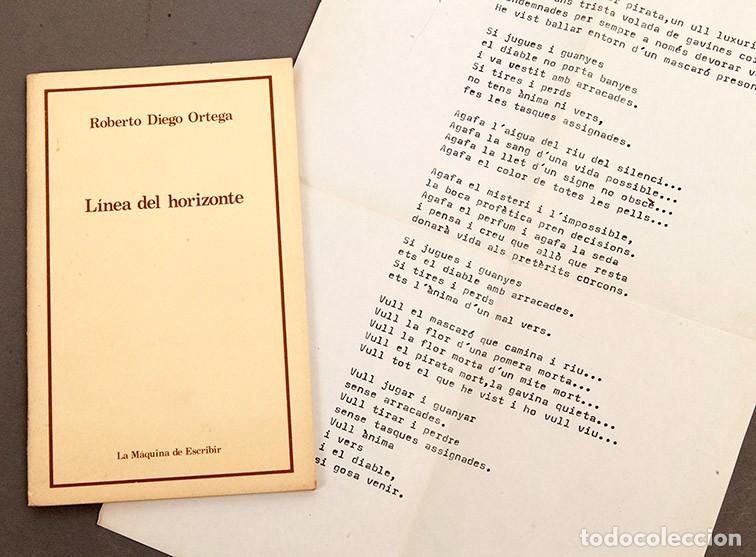 Libros de segunda mano: ROBERTO DIEGO ORTEGA - LINEA DEL HORIZONTE - 1979 - Foto 1