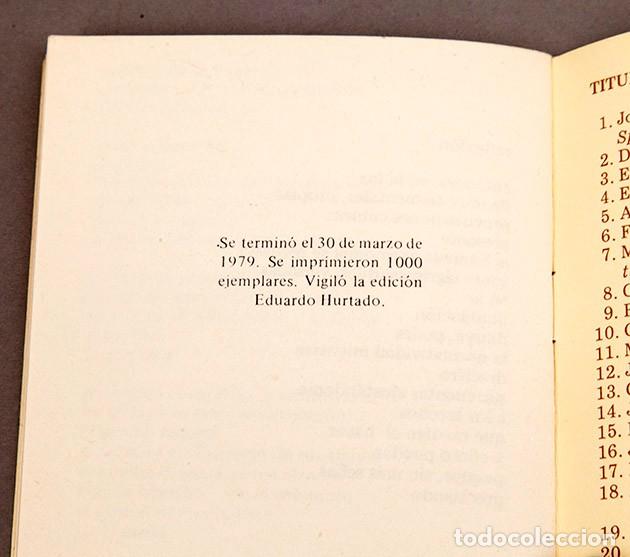 Libros de segunda mano: Nikolas Parkhurst - El sayo elemental - 1979 - Foto 6