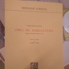Libros de segunda mano: AGRICULTURA. G. ALONSO DE HERRERA.. Lote 387962954