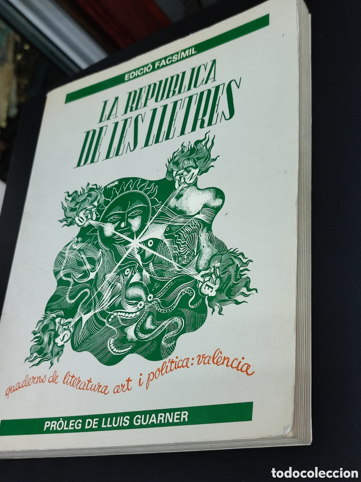 Libros de segunda mano: La Republica de les lletres Facs&iacute;mil Proleg Lluis Guarner - Foto 2