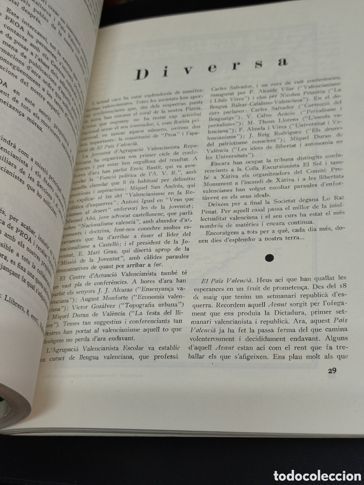 Libros de segunda mano: La Republica de les lletres Facs&iacute;mil Proleg Lluis Guarner - Foto 3