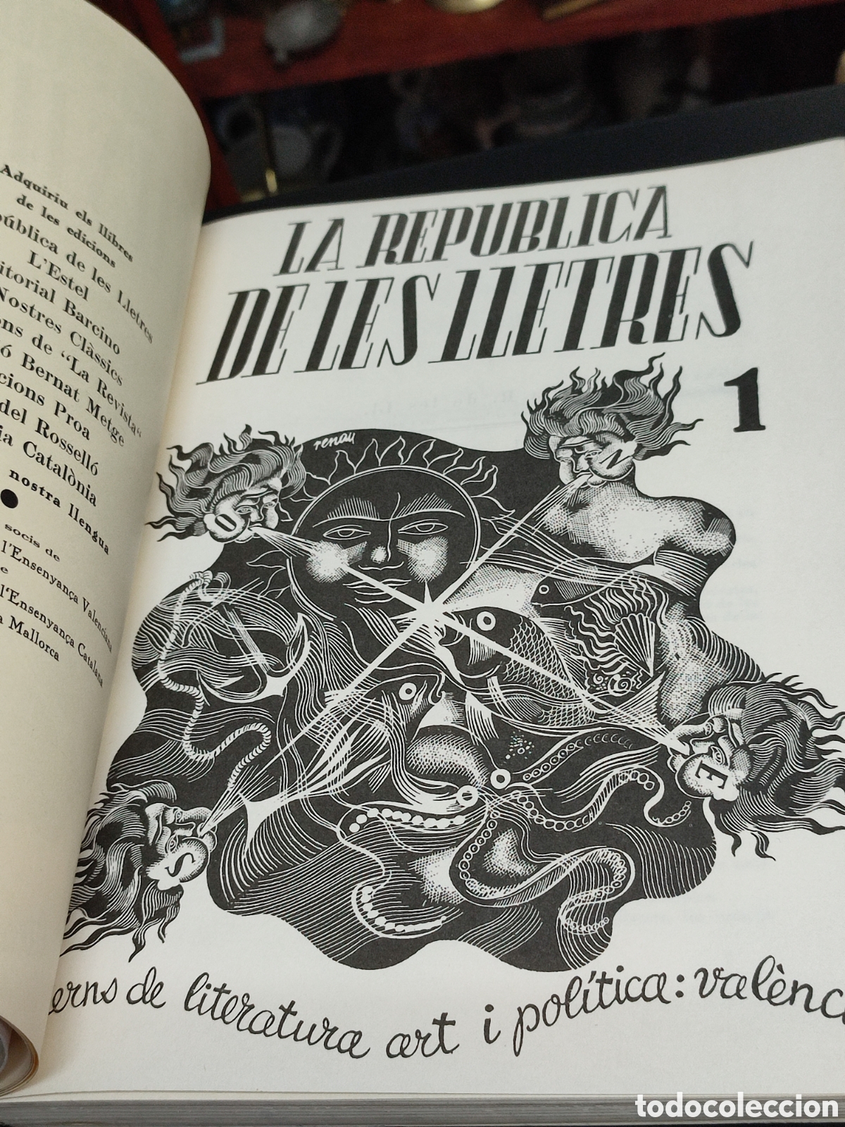 Libros de segunda mano: La Republica de les lletres Facs&iacute;mil Proleg Lluis Guarner - Foto 9
