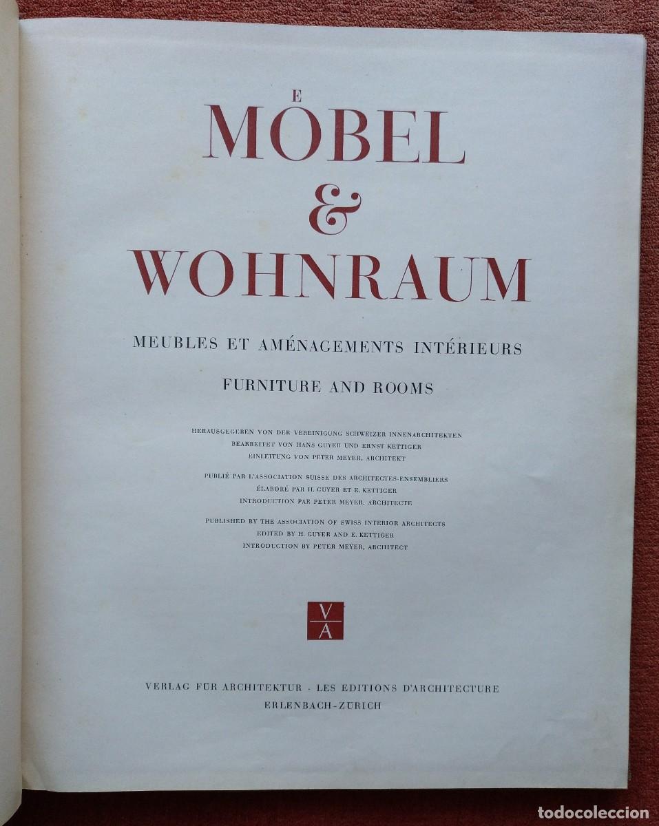 Libros de segunda mano: MOBEL WOHNRAUM MOBILIARIO TEXTO EN ALEMAN, FRANCES E INGLES - Foto 2