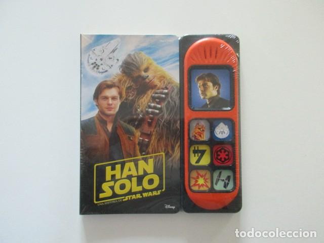 Libros de segunda mano: STAR WARS - HAN SOLO - LIBRO MUSICAL 7 BOTONES - Foto 1
