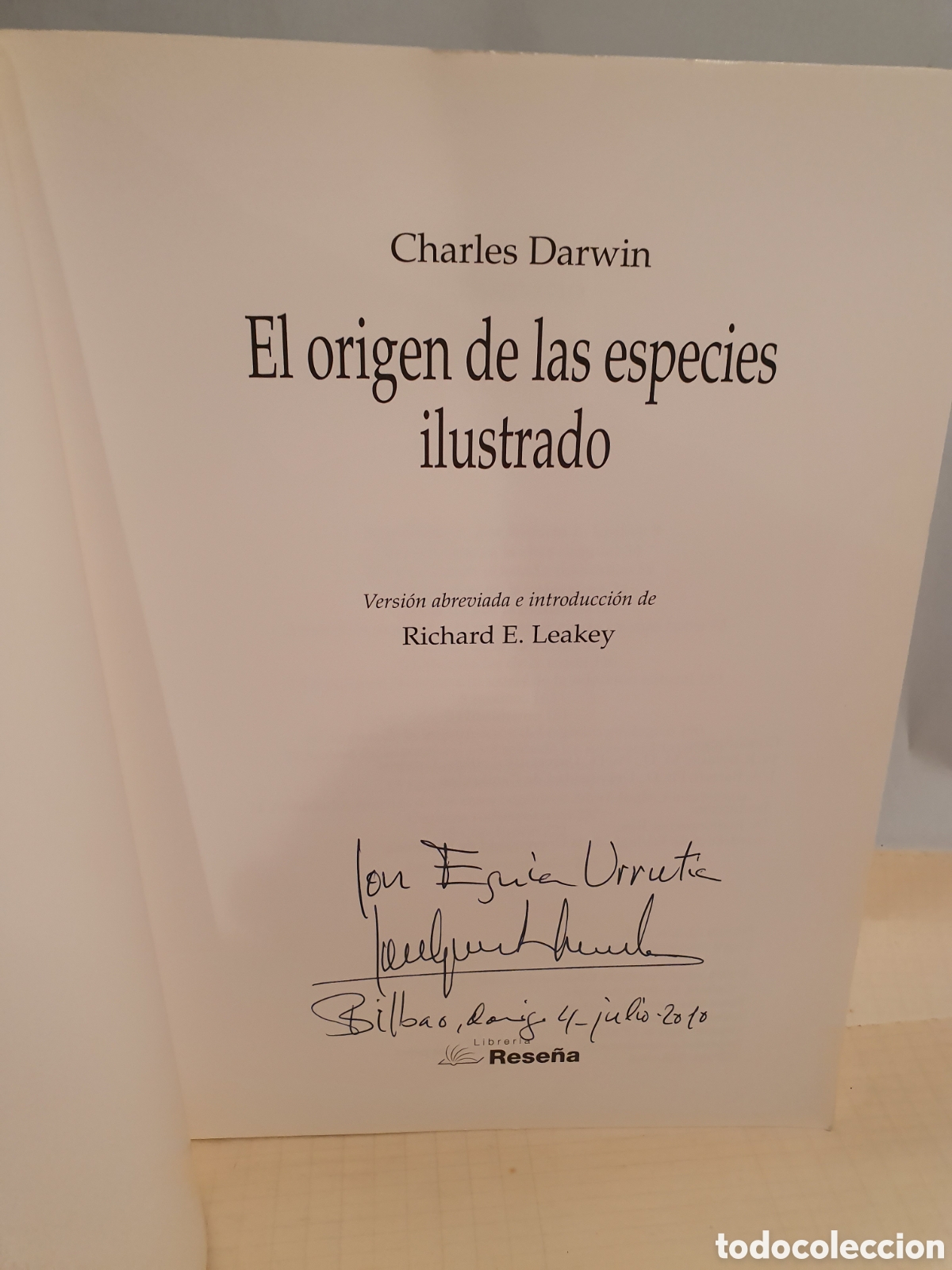 Libros de segunda mano: CHARLES DARWIN. EL ORIGEN DE LAS ESPECIES ILUSTRADO. RESE&Ntilde;A 1994. - Foto 2
