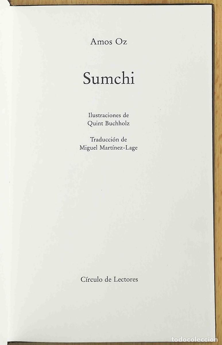 Libros de segunda mano: Sumchi (Amos Oz) Ilustrado. C&iacute;rculo de lectores - Foto 1