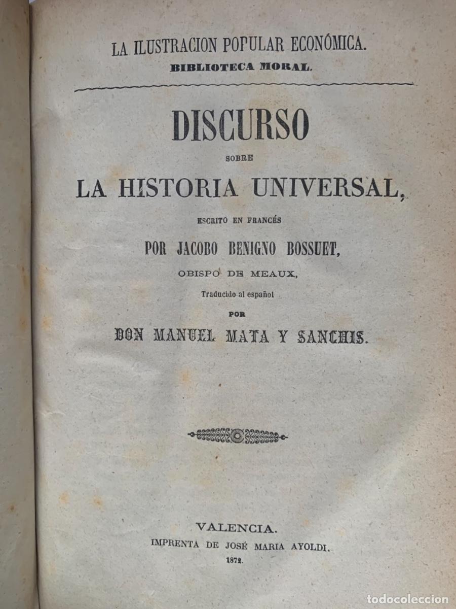 Libros de segunda mano: Discurso sobre la Historia Universal (Bols 2) - Foto 1