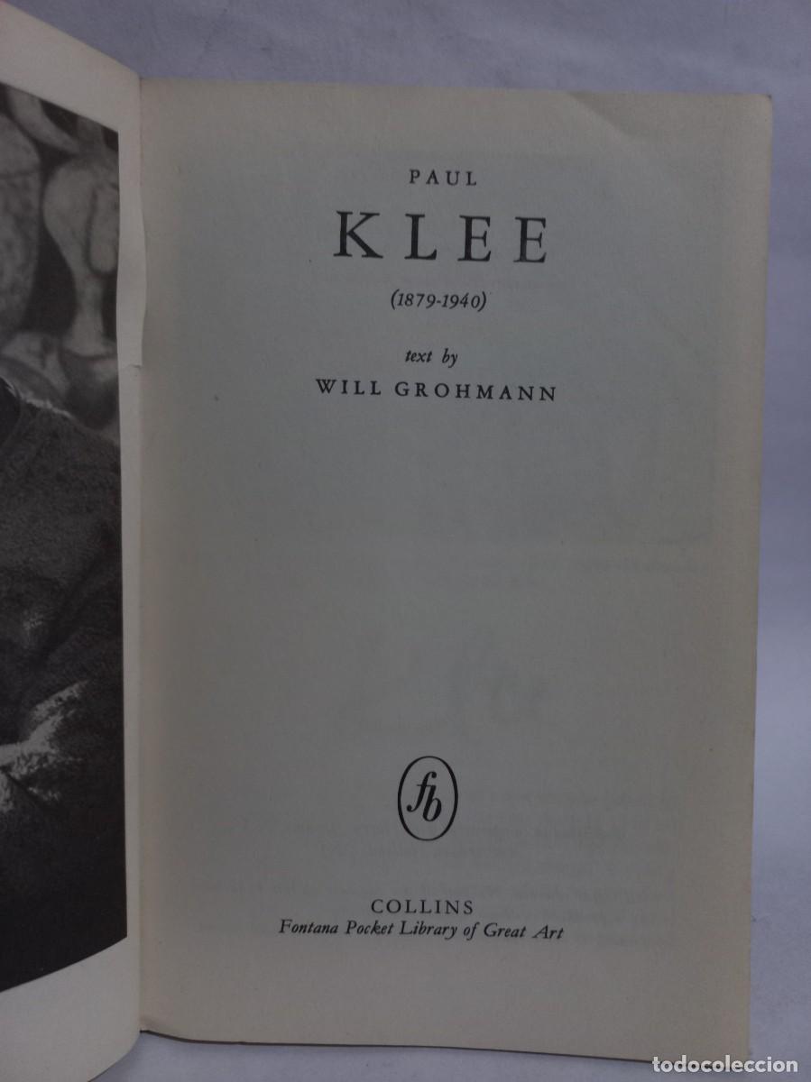 Libros de segunda mano: Will Grohmann - Paul Klee - 1956 - Foto 2