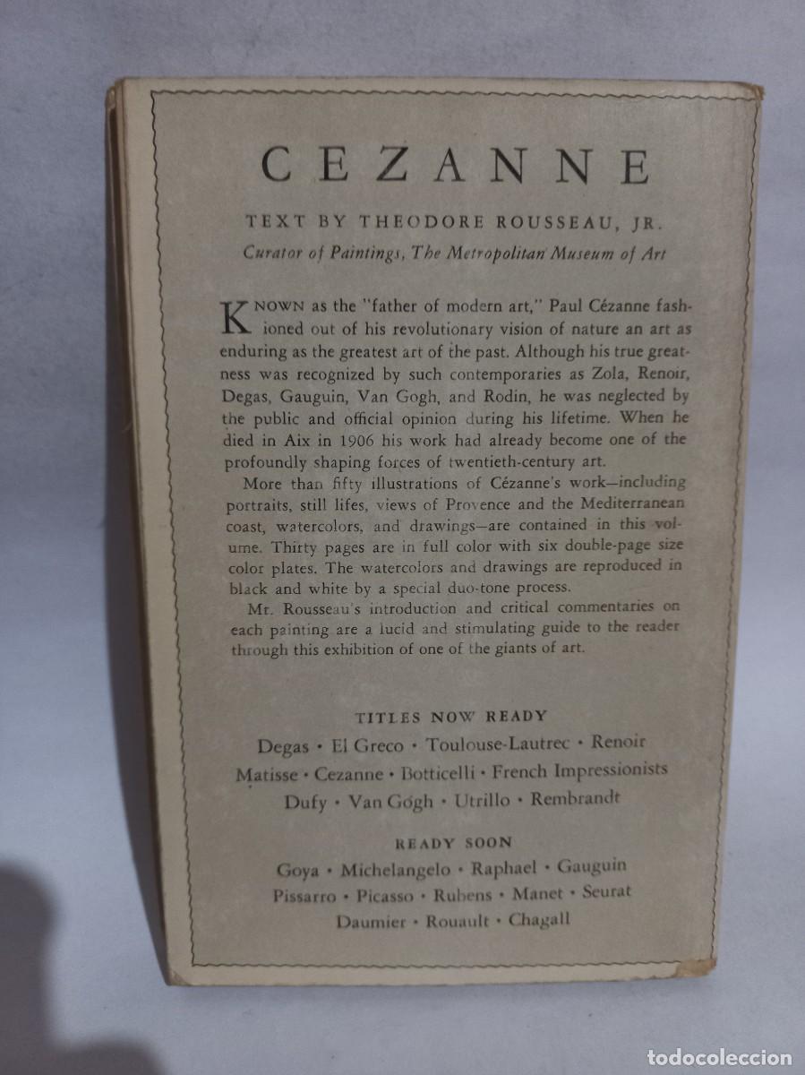 Libros de segunda mano: Theodore Rousseau Jr. - Paul Cezanne - 1953 - Foto 4