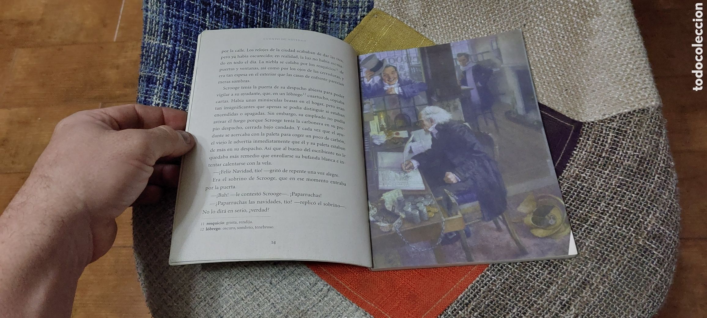 Libros de segunda mano: Libro Cuento de Navidad -Charles Dickens- (Ed. Vicens Vives) - Foto 4