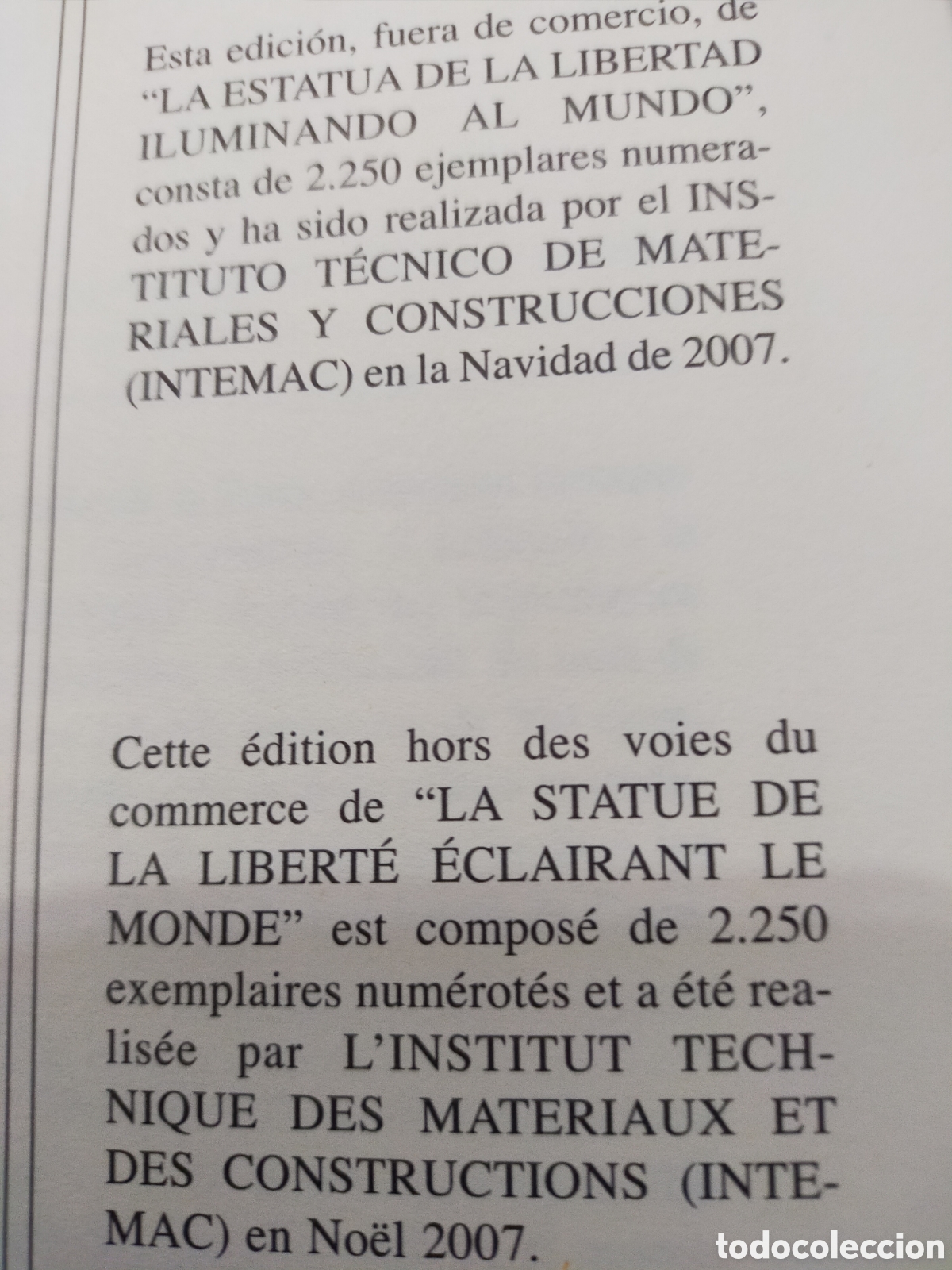 Libros de segunda mano: LA ESTATUA DE LA LIBERTAD CH. TALANSIER - Foto 2