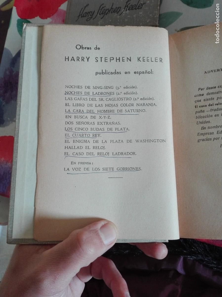 Libros de segunda mano: Novelas policiacas. Harry Stephen Keeler - Foto 10