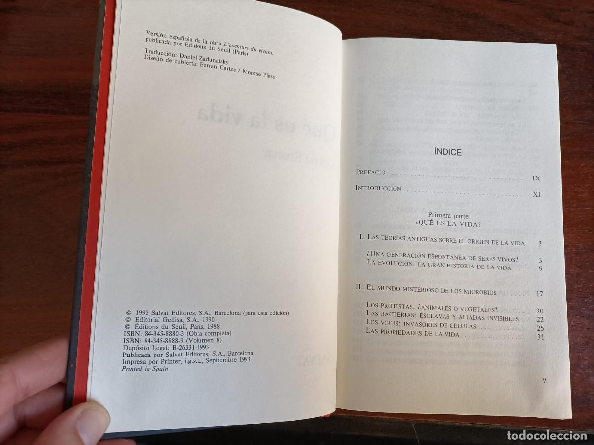 Libros de segunda mano: QU&Eacute; ES LA VIDA - ROSNAY, JO&Euml;L DE. SALVAT, 1993 - Foto 3