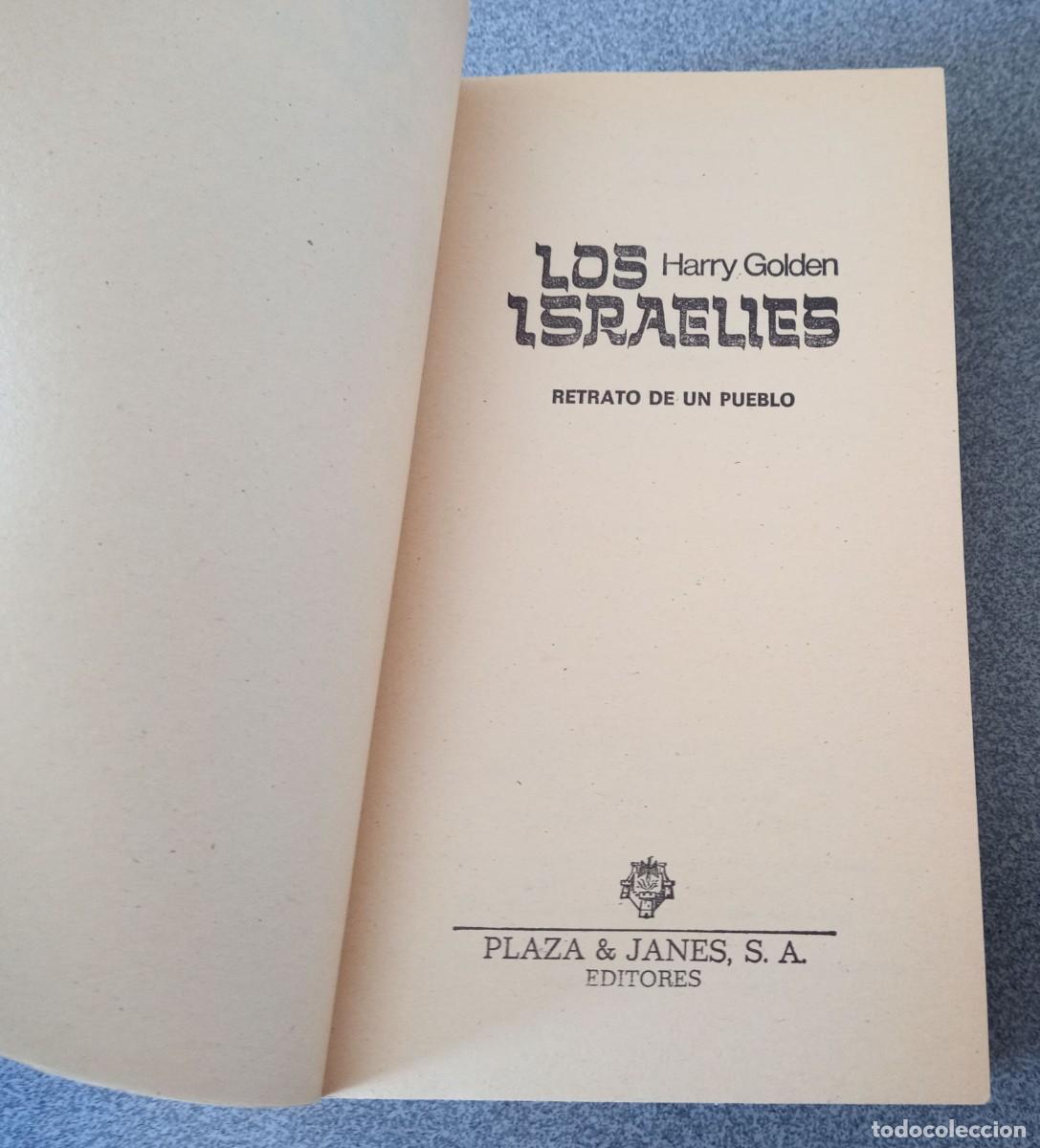 Libros de segunda mano: Los Israelies Harry Golden - Foto 3