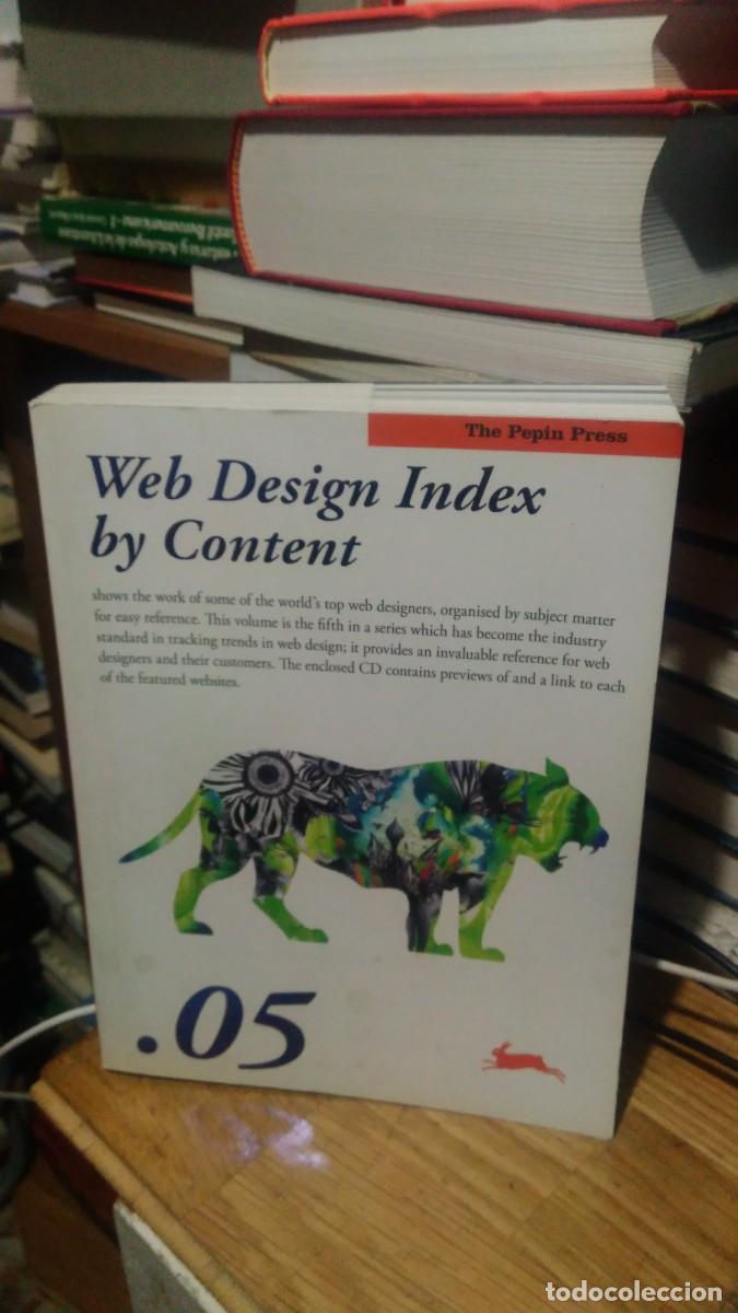 Libros de segunda mano: WEB DESIGN INDEX BY CONTENT, THE PEPIN PRESS - Foto 1