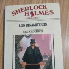 Libros de segunda mano: LOS DINAMITEROS (MILT CREIGHTON) LIBRO JUEGO SHERLOCK HOLMES Nº 5 DE 8 - TIMUN MAS. Lote 388523479