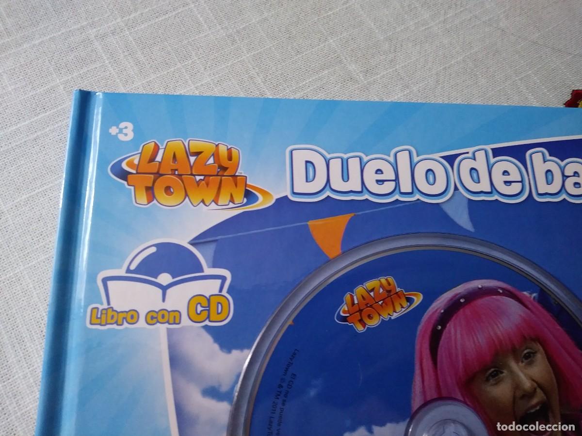 Libros de segunda mano: LAZY TOWN. DUELO DE BAILE (Libro con CD) - Foto 2