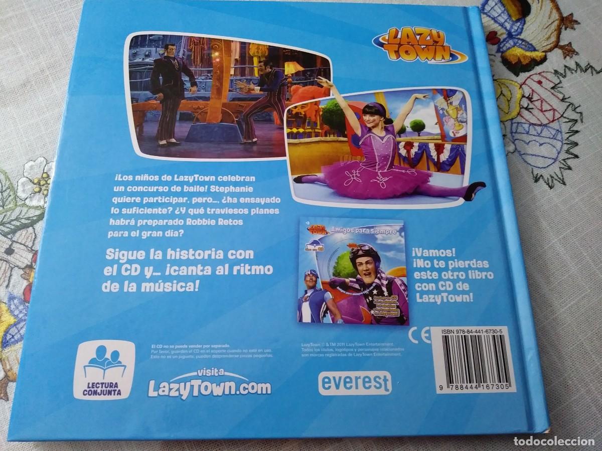 Libros de segunda mano: LAZY TOWN. DUELO DE BAILE (Libro con CD) - Foto 3