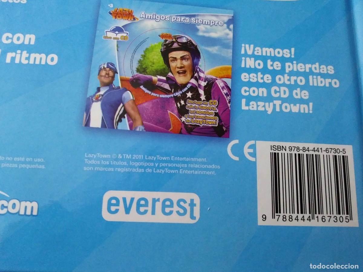 Libros de segunda mano: LAZY TOWN. DUELO DE BAILE (Libro con CD) - Foto 4