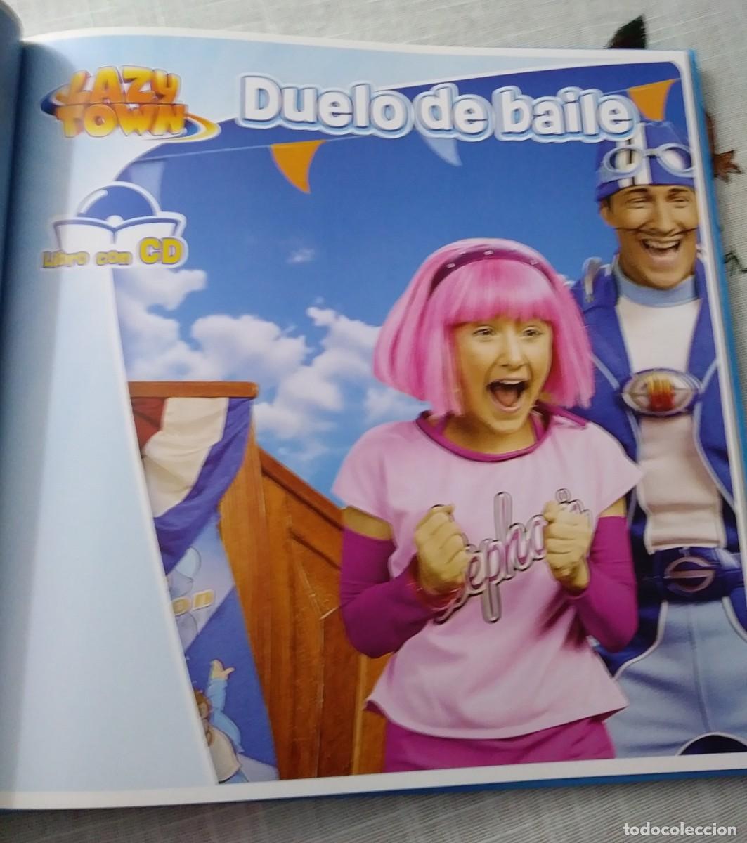 Libros de segunda mano: LAZY TOWN. DUELO DE BAILE (Libro con CD) - Foto 7