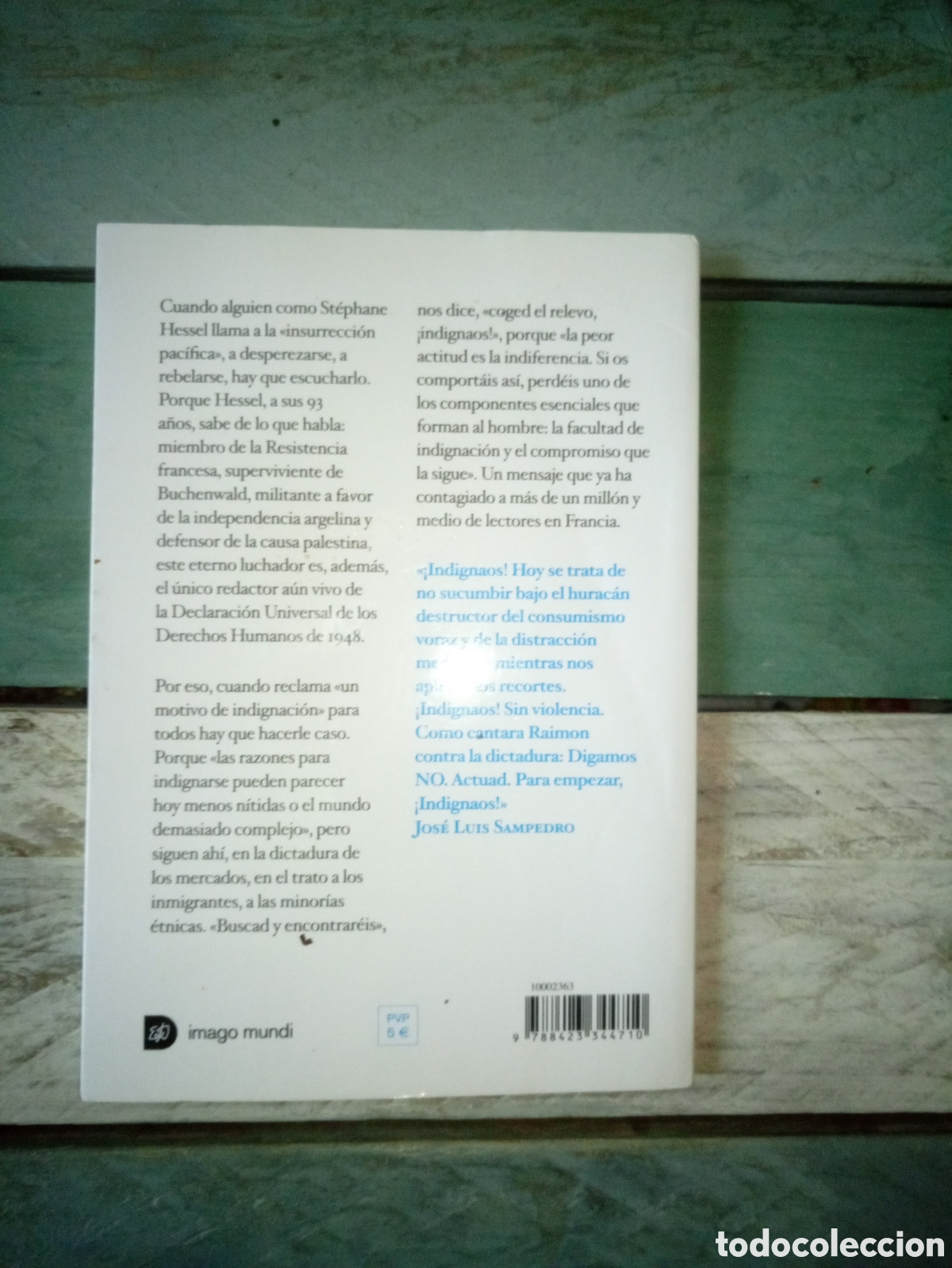 Libros de segunda mano: Libro Indignaos - Foto 2