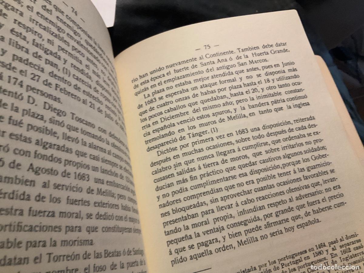 Libros de segunda mano: Gabriel de Morales, Datos para la historia de Melilla, vol. I 1 Y 2 - Foto 4