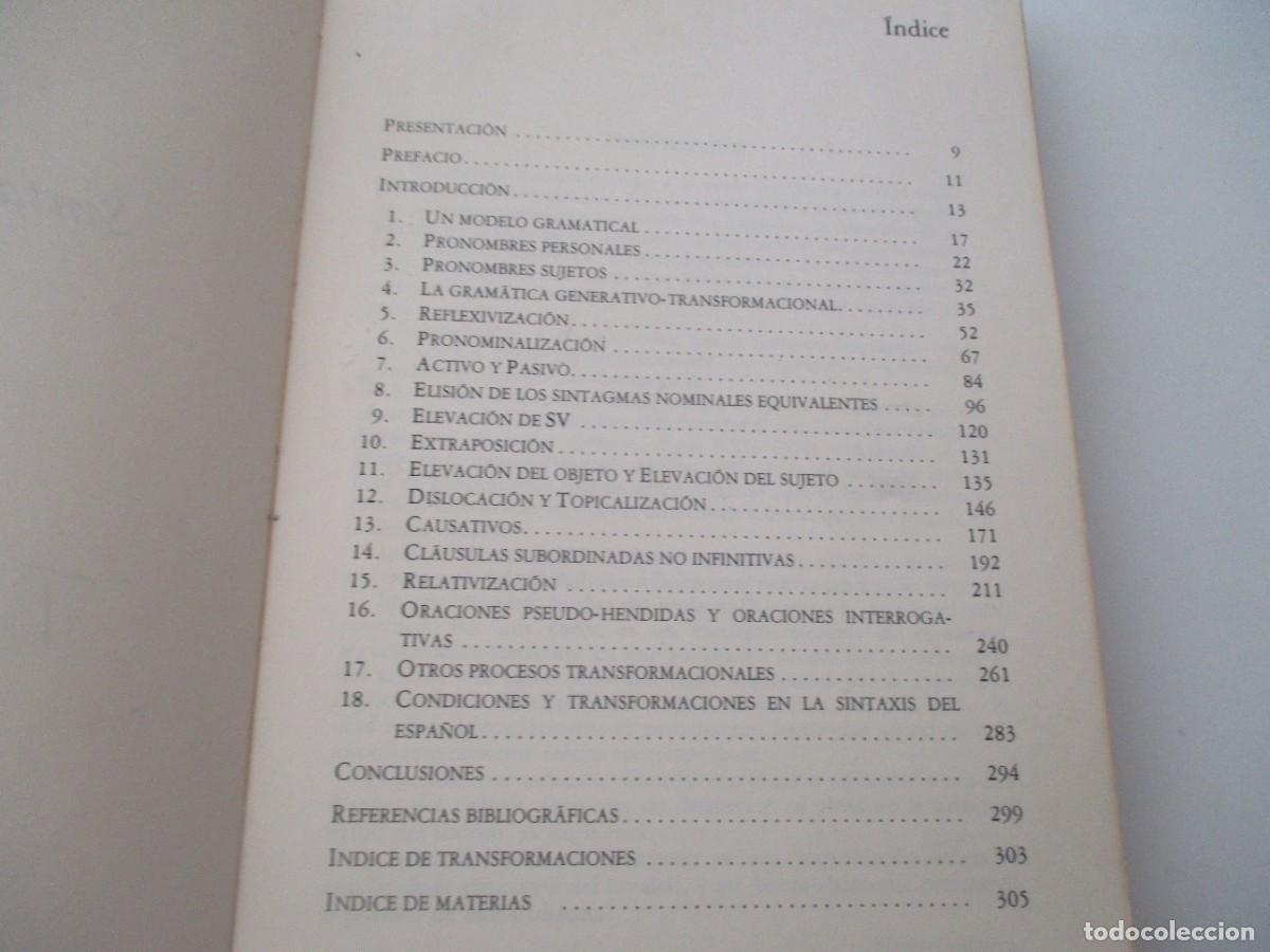 Libros de segunda mano: FRANCESCO D&acute;INTRONO Sintaxis transformacional del Espa&ntilde;ol W16901 - Foto 2