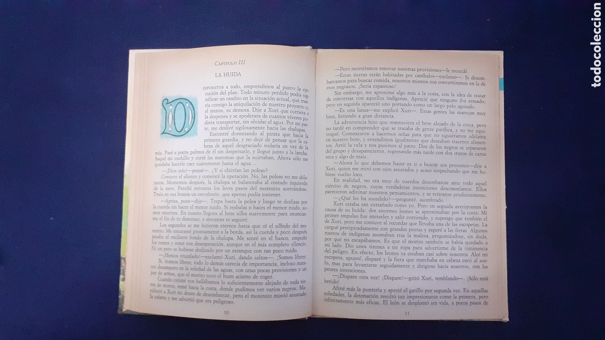 Libros de segunda mano: ROBINSON CRUSOE, NOVELA DE DANIEL DEFOE, COLECCION AMABLE, ESTADO ACEPTABLE - Foto 3