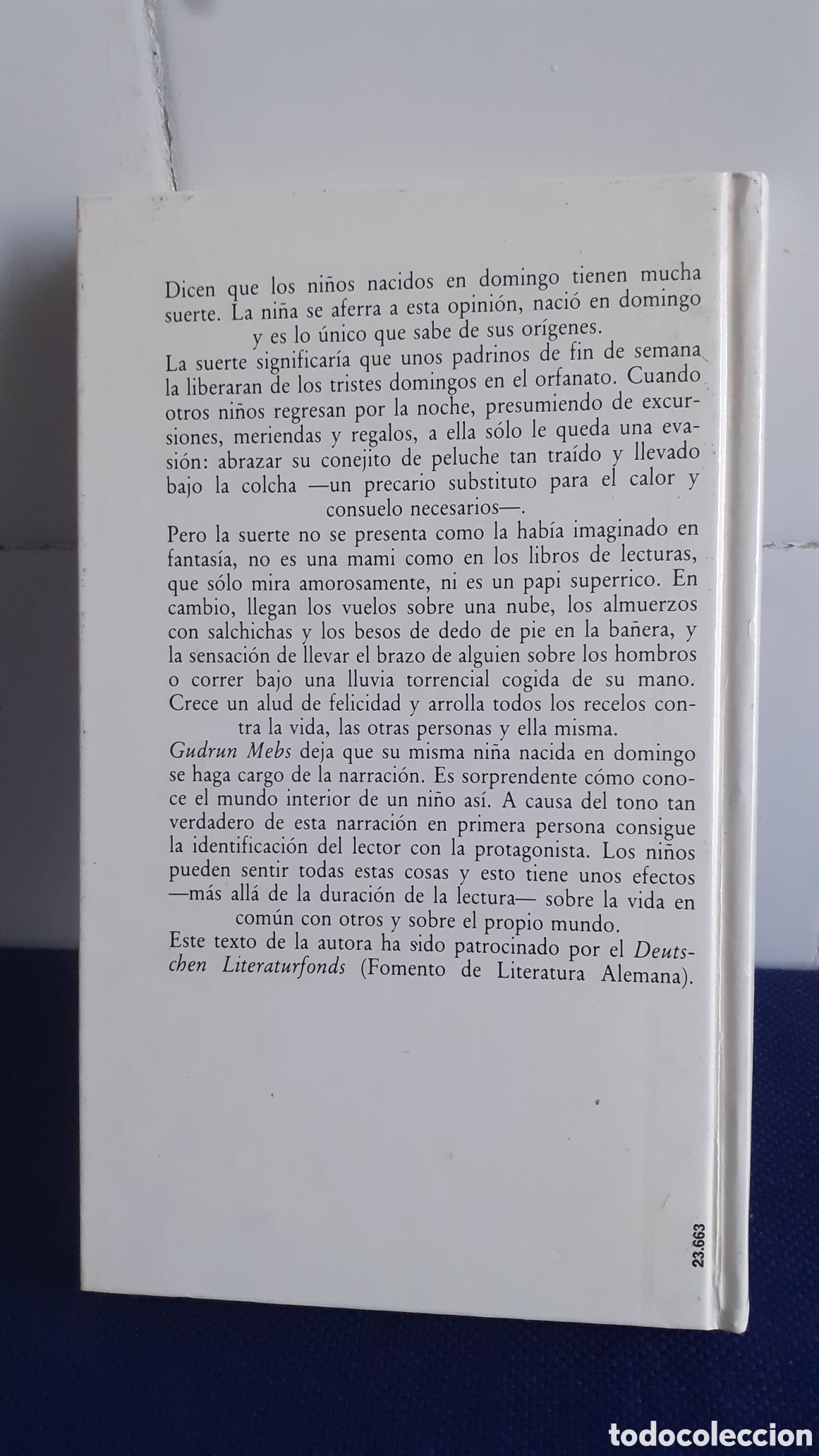 Libros de segunda mano: NACIDA EN DOMINGO, GUDRUN MEBS, ESTADO ACEPTABLE - Foto 2