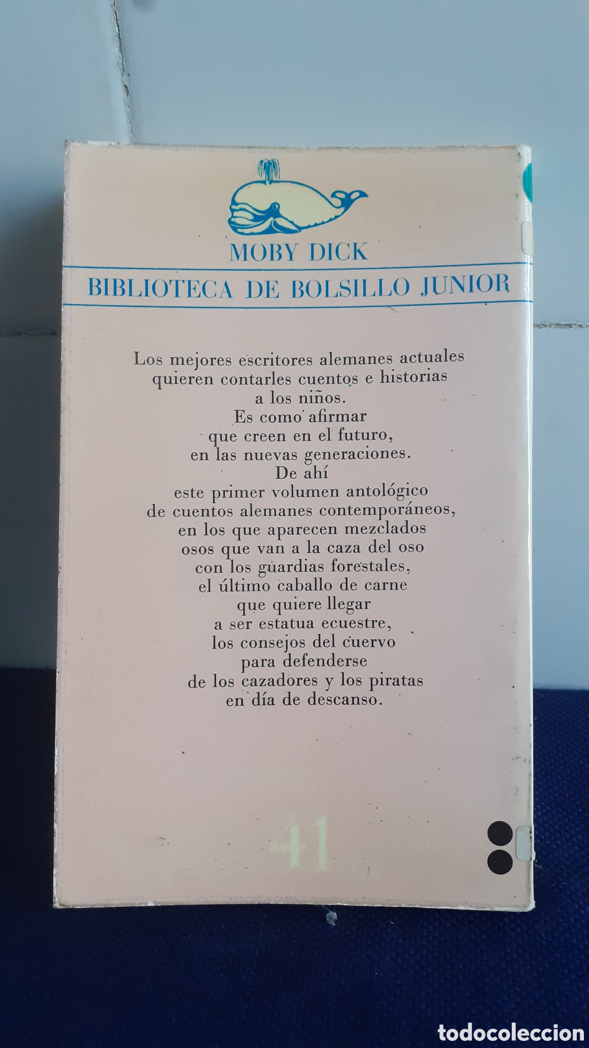 Libros de segunda mano: MOBY DICK BIBLIOTECA DE BOLSILLO JUNIOR, N&ordm; 41, ESTADO ACEPTABLE - Foto 2