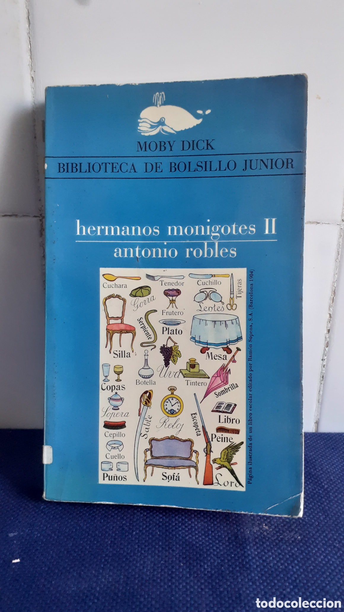 Libros de segunda mano: MOBY DICK BIBLIOTECA DE BOLSILLO JUNIOR, HERMANOS MONIGOTES II ESTADO ACEPTABLE - Foto 1