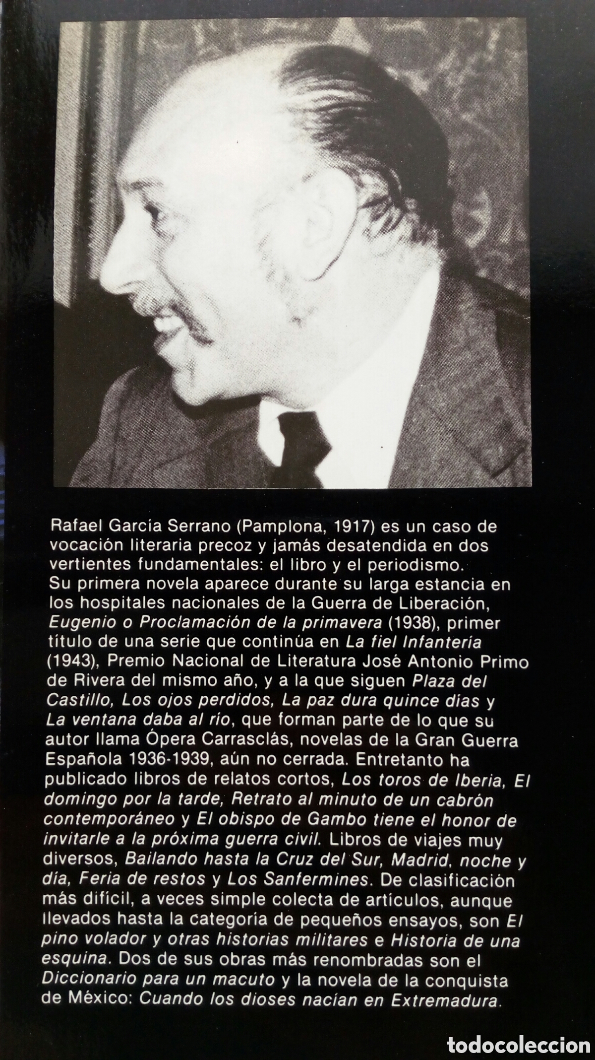 Libros de segunda mano: La paz ha terminado. Rafael Garc&iacute;a Serrano. - Foto 3