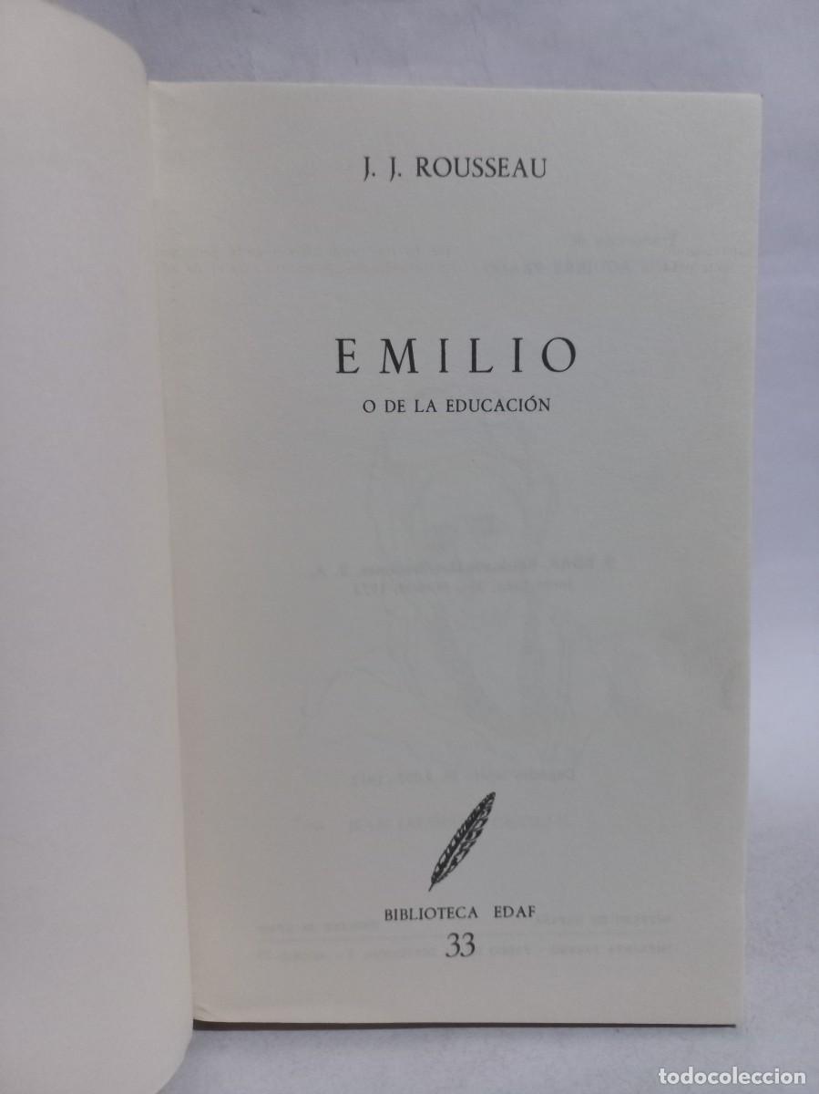 Libros de segunda mano: Rousseau - Emilio - 1972 - Foto 3