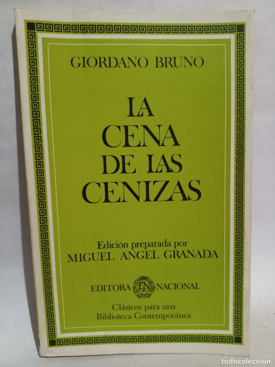 Libros de segunda mano: Giordano Bruno - La Cena de las Cenizas - 1984 - Foto 1