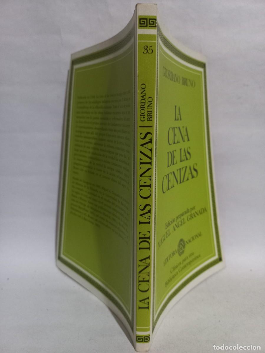 Libros de segunda mano: Giordano Bruno - La Cena de las Cenizas - 1984 - Foto 2