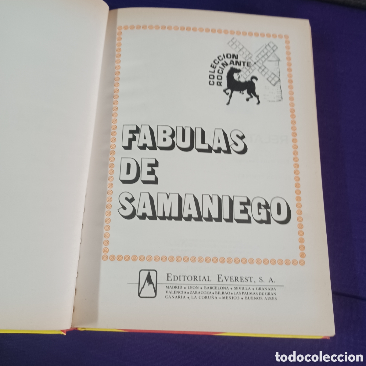 Libros de segunda mano: FABULAS DE SAMANIEGO - EDITORIAL EVEREST 1981 - Foto 3
