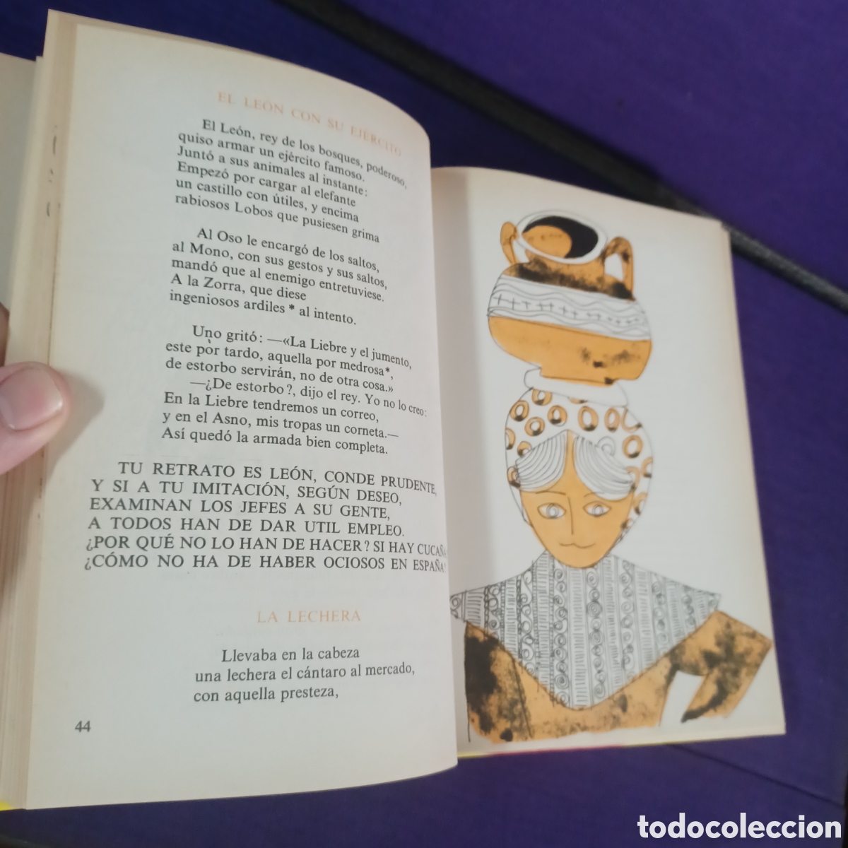 Libros de segunda mano: FABULAS DE SAMANIEGO - EDITORIAL EVEREST 1981 - Foto 5
