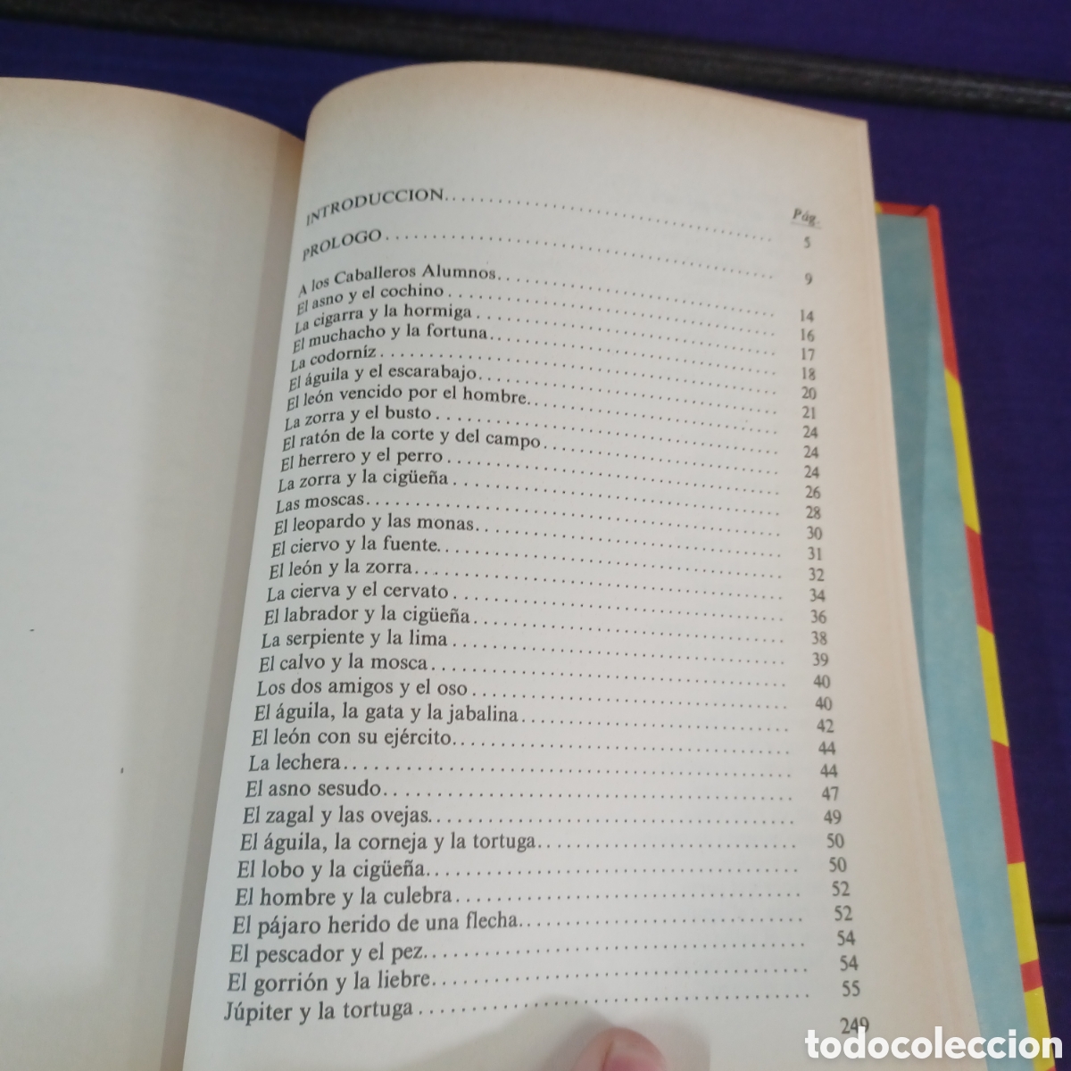 Libros de segunda mano: FABULAS DE SAMANIEGO - EDITORIAL EVEREST 1981 - Foto 8