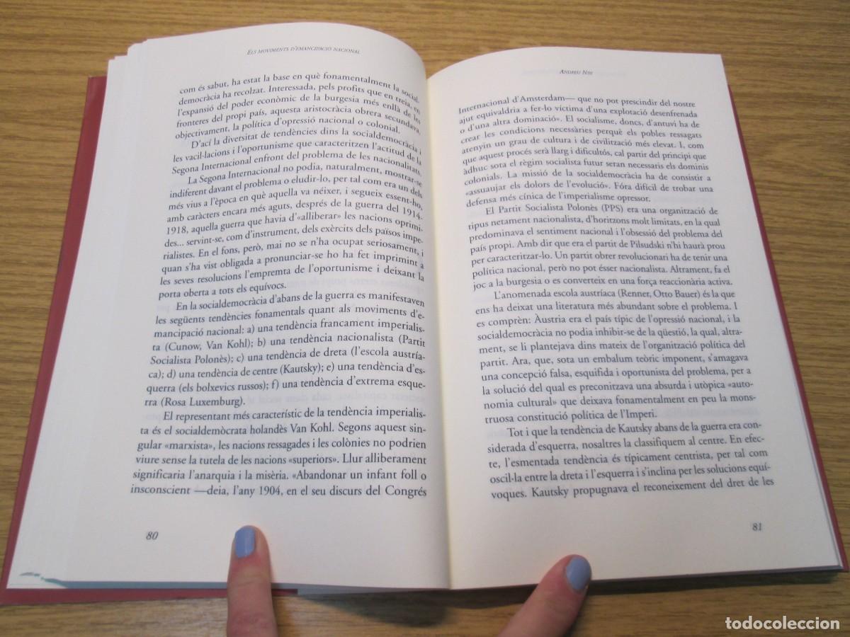Libros de segunda mano: ANDREU NIN.ELS MOVIMENTS D&acute;EMANCIPACIO NACIONAL. EDITORIAL BASE. 2008 - Foto 9