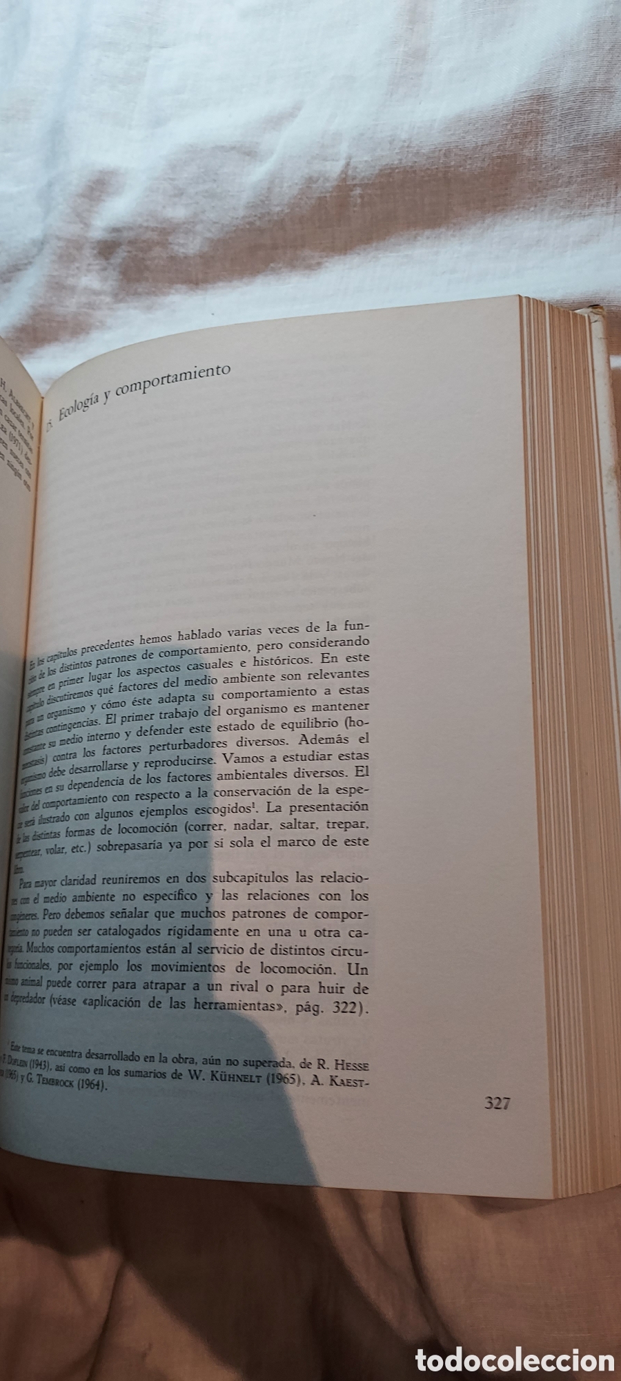 Libros de segunda mano: ETOLOGIA INTRODUCCION AL ESTUDIO COMPARADO DEL COMPORTAMIENTO.IRENAUS EIBI-EIBESFELDT.OMEGA 1979.-2&ordf; - Foto 10