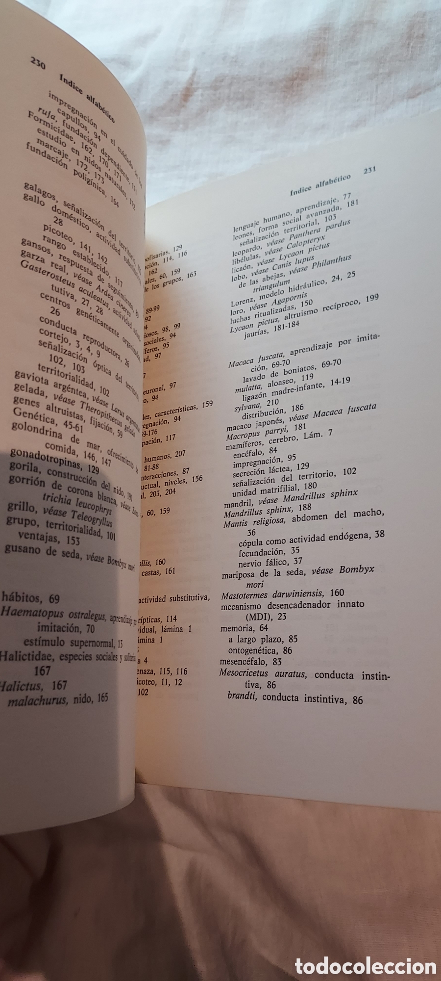 Libros de segunda mano: INTRODUCCION A LA ETOLOGIA.ANDRES DE HARO.EDICIONES OMEGA 1983 - Foto 4