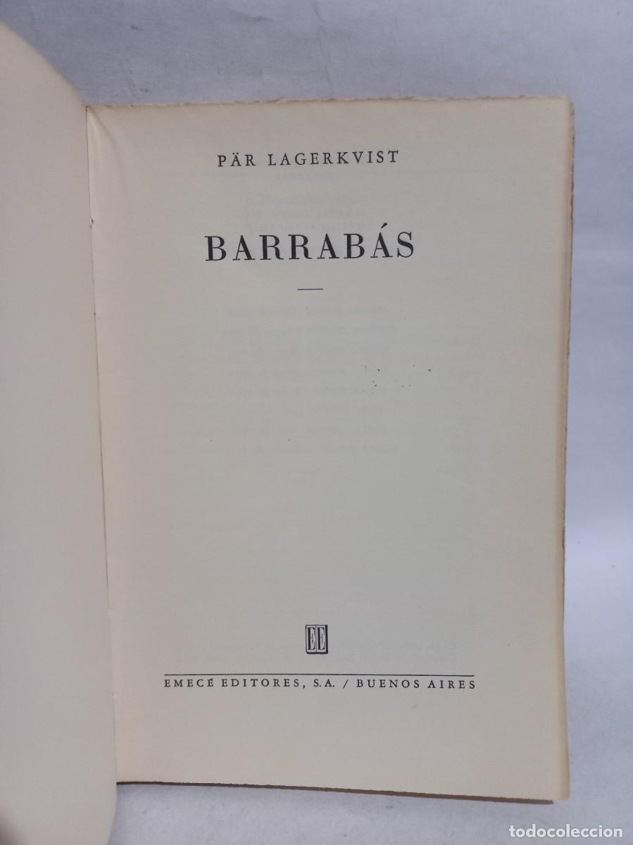 Libros de segunda mano: P&auml;r Lagerkvist - Barrab&aacute;s - 1952 - Foto 3