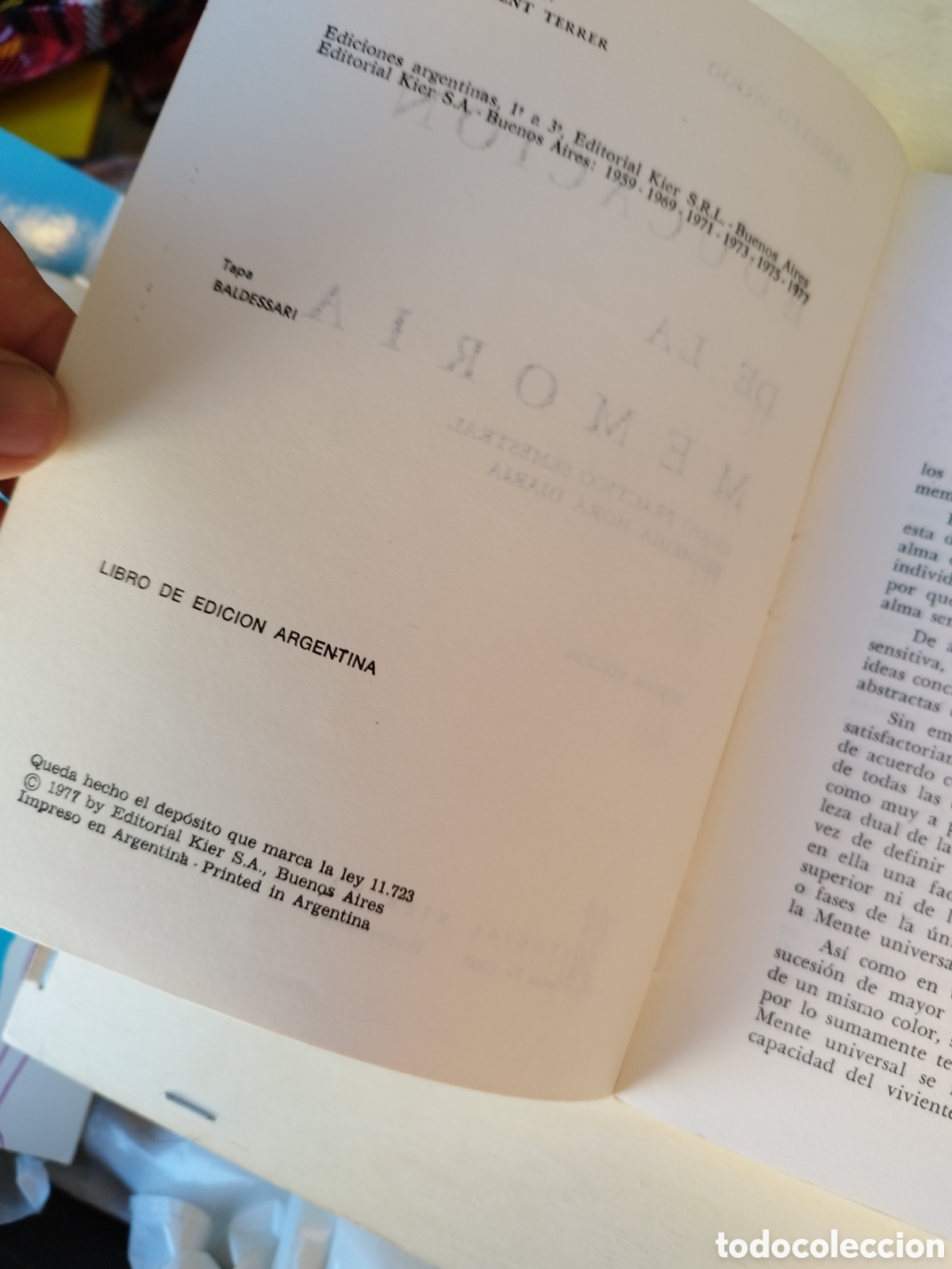 Libros de segunda mano: Libro Educaci&oacute;n de la Memoria - Ernesto Wood - - Foto 2