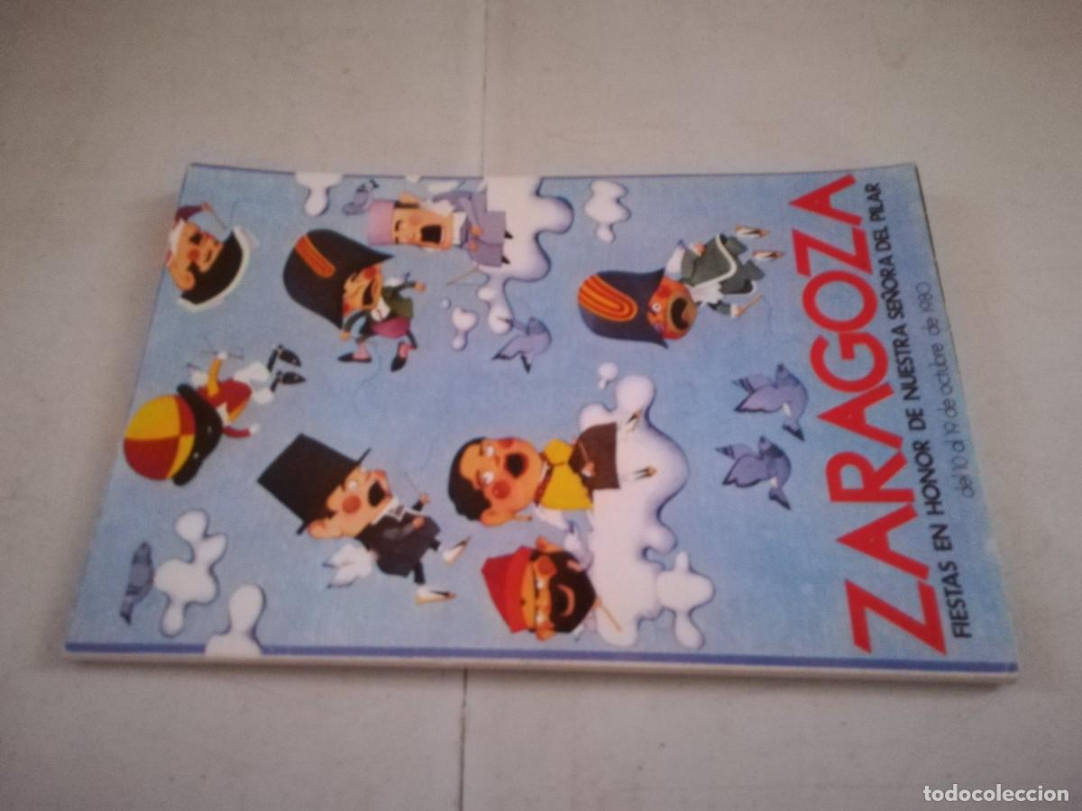 Libros de segunda mano: PROGRAMA FIESTAS PILAR ZARAGOZA 1980 / CONS342 / ARAGON - Foto 1