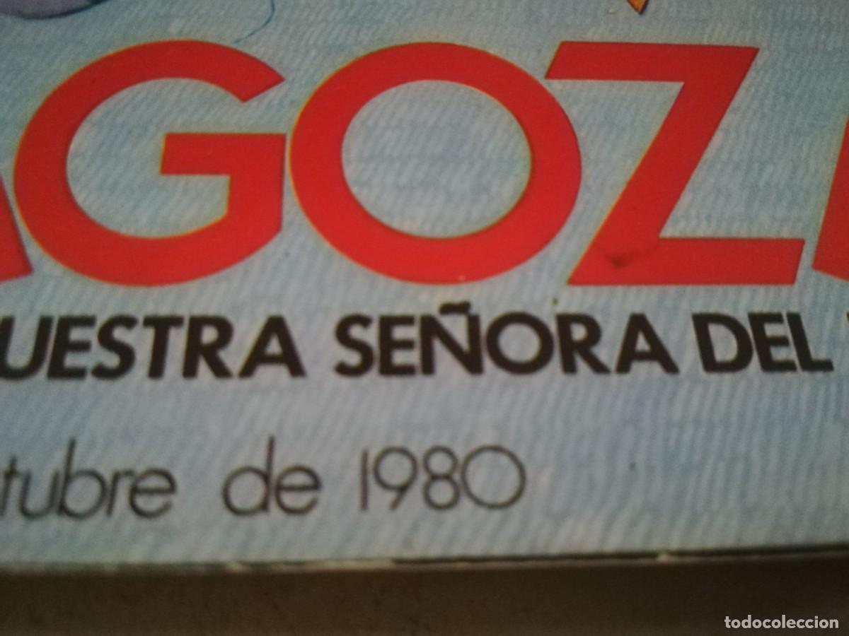 Libros de segunda mano: PROGRAMA FIESTAS PILAR ZARAGOZA 1980 / CONS342 / ARAGON - Foto 3