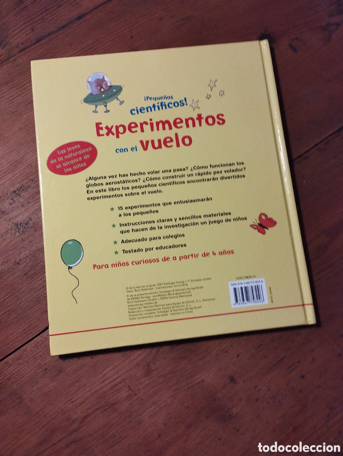 Libros de segunda mano: Experimentos con el vuelo. Peque&ntilde;os cient&iacute;ficos. Ruth Gellersen y Ulrich Velte. - Foto 2