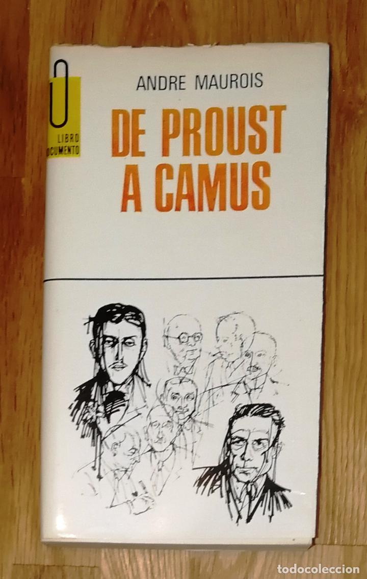 Libros de segunda mano: MAUROIS, Andr&eacute;. De Proust a Camus (Libro Documento ; 12). - Ediciones G.P., 1967 - Foto 1