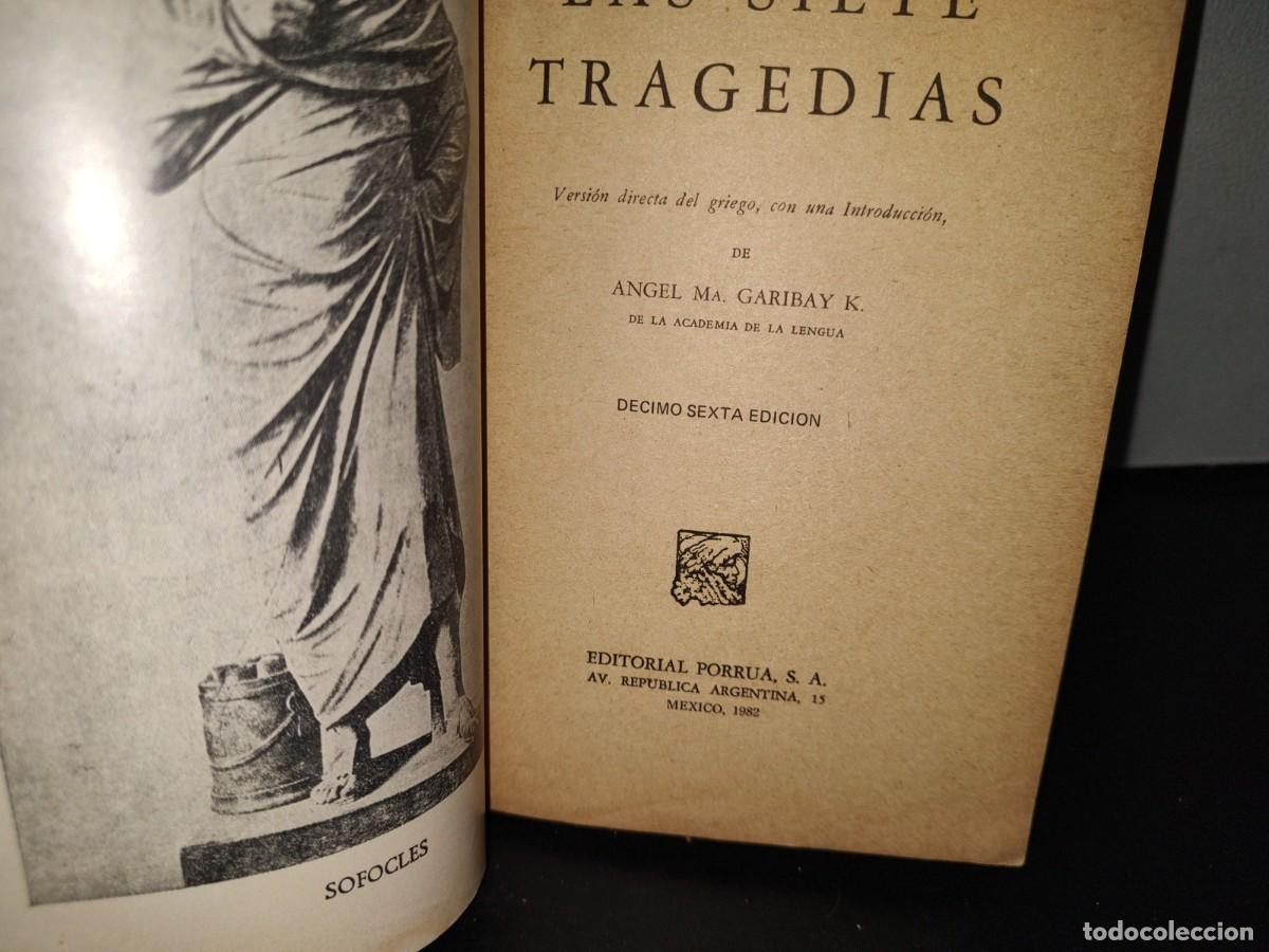 Libros de segunda mano: 61- S&Oacute;FOCLES. LAS SIETE TRAGEDIAS - EDITORIAL PORR&Uacute;A 1982 - Foto 3